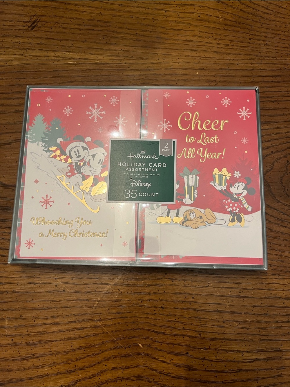 Hallmark Disney Mickey Mouse Holiday Cards, new